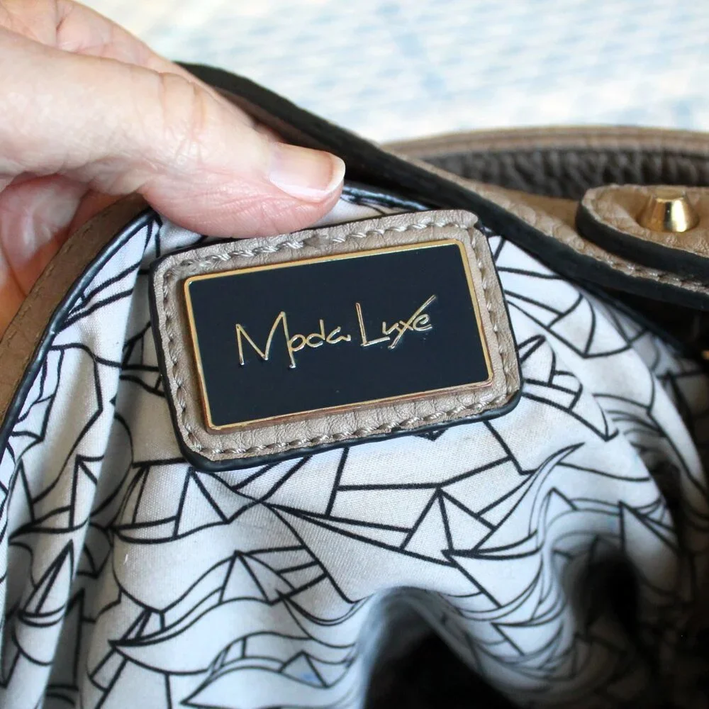 Moda Luxe Taupe Hobo Bag